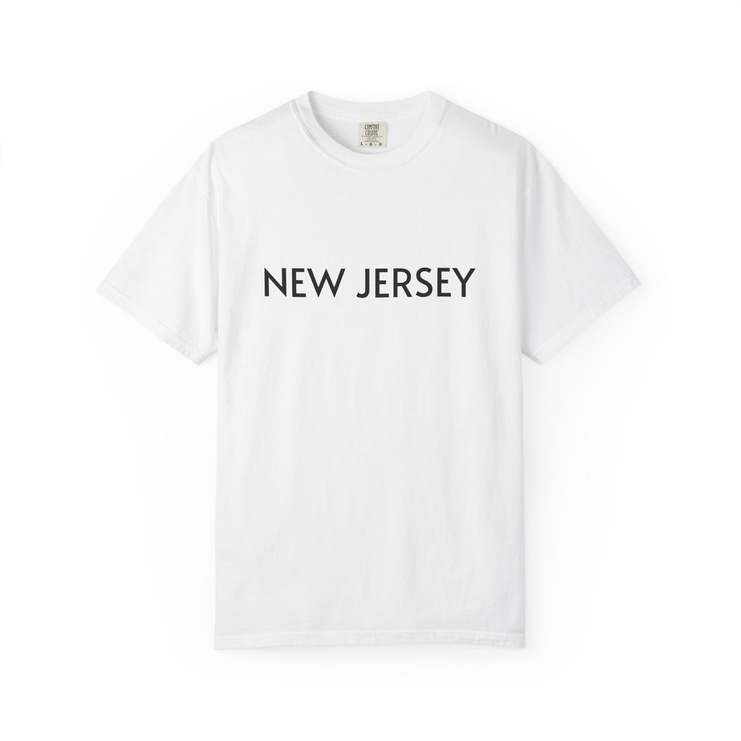 NEW JERSEY UNISEX GARMENT DYED T-SHIRTS