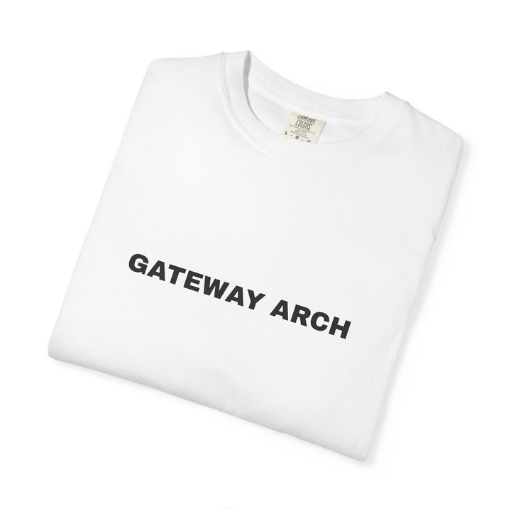GATEWAY ARCH UNISEX GARMENT DYED T-SHIRT