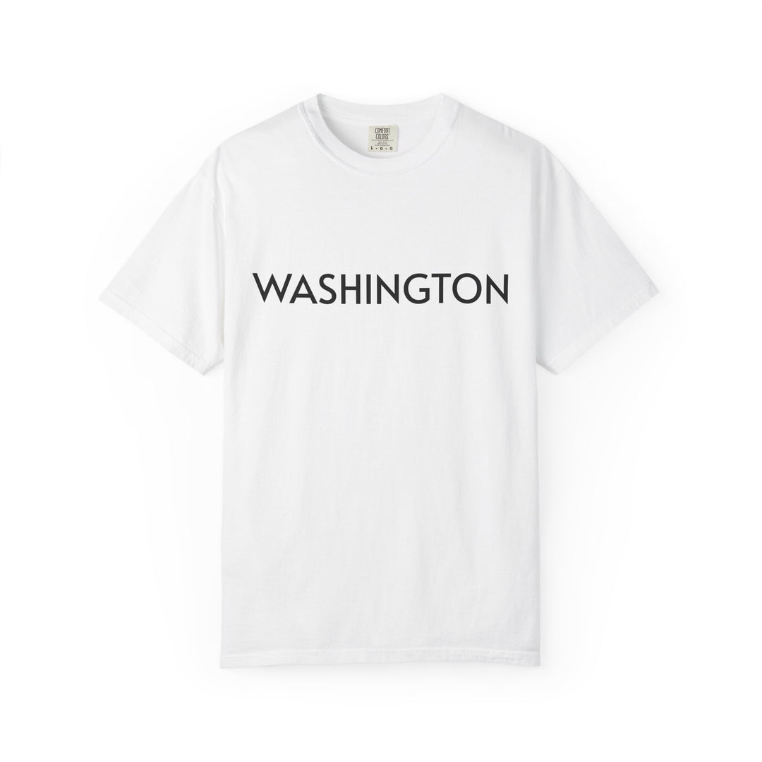 WASHINGTON UNISEX GARMENT DYED T-SHIRT