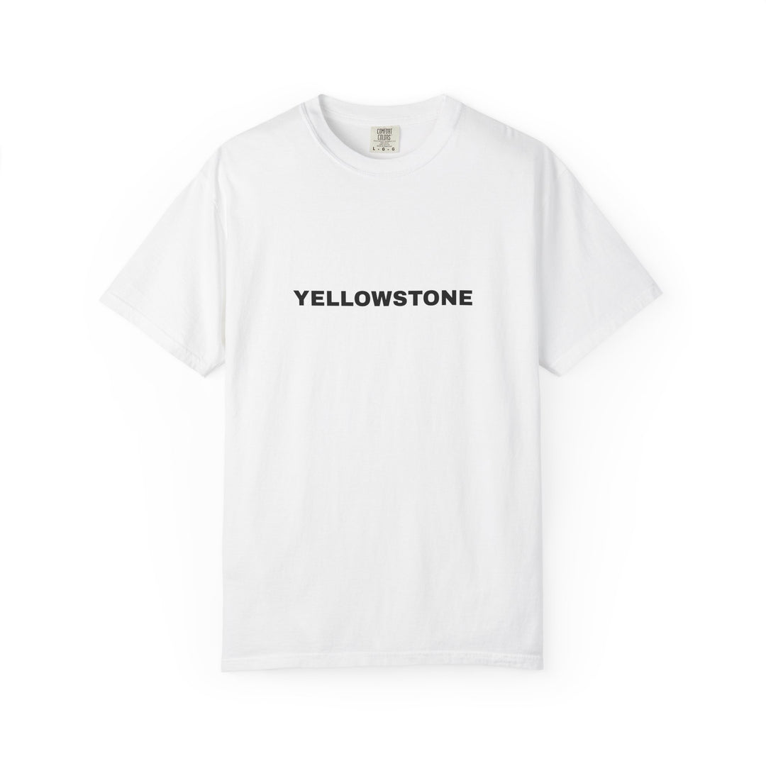 YELLOWSTONE UNISEX GARMENT DYED T-SHIRT