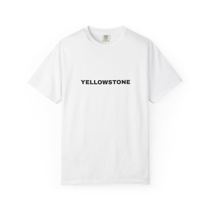 YELLOWSTONE UNISEX GARMENT DYED T-SHIRT