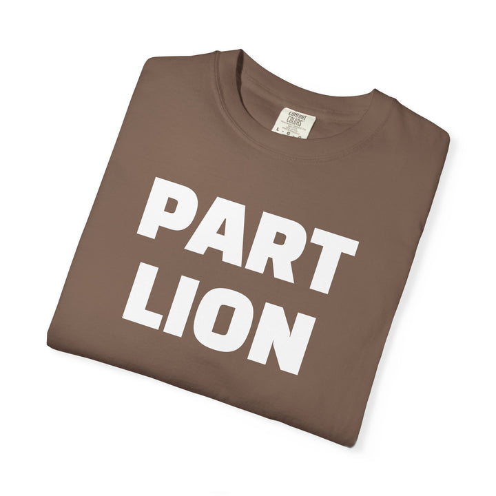 PART LION UNISEX GARMENT DYED T-SHIRT