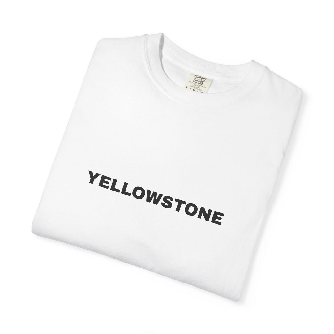 YELLOWSTONE UNISEX GARMENT DYED T-SHIRT