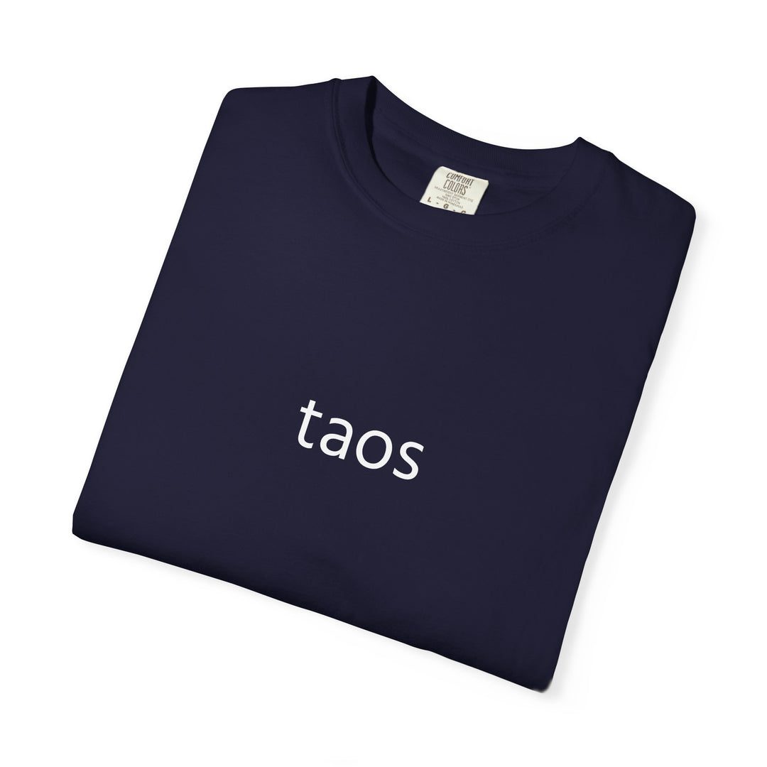TAOS UNISEX GARMENT DYED T-SHIRT