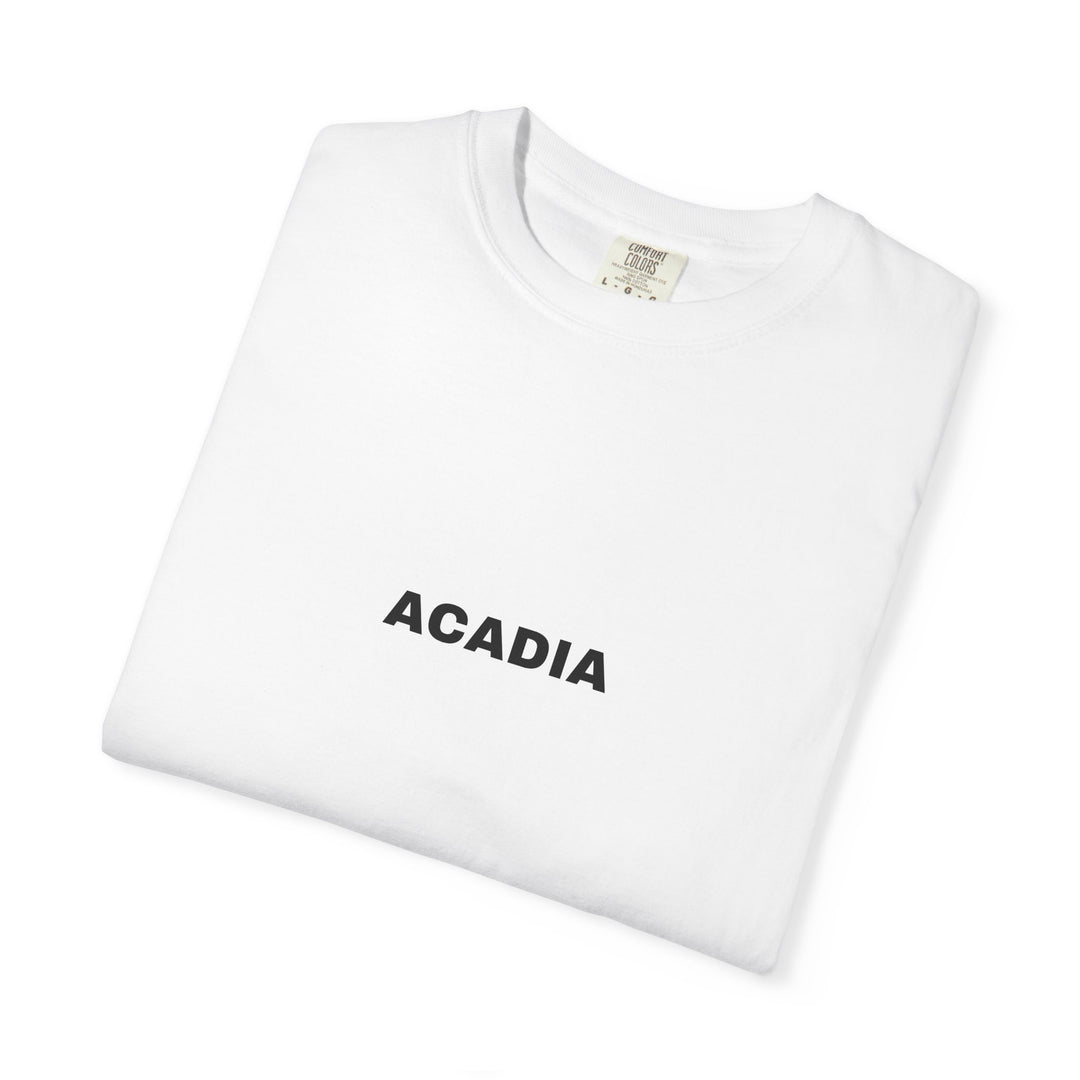 ACADIA UNISEX GARMENT DYED T-SHIRT