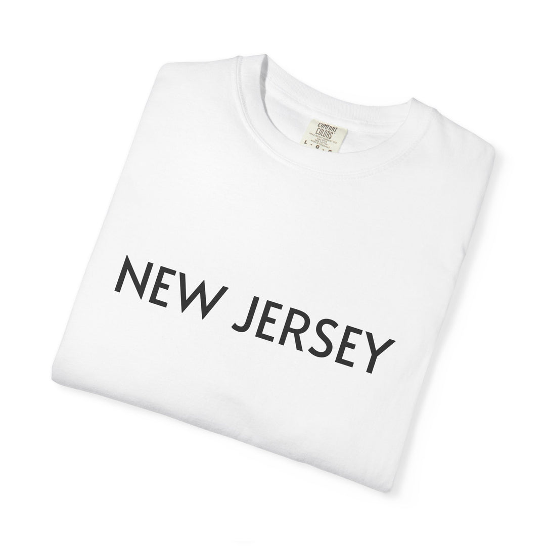 NEW JERSEY UNISEX GARMENT DYED T-SHIRTS
