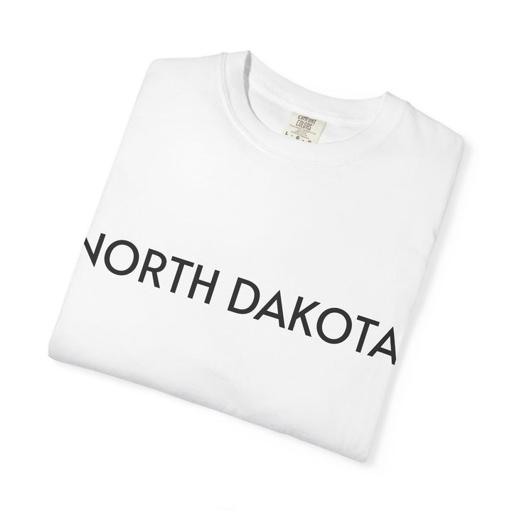 NORTH DAKOTA UNISEX GARMENT DYED T-SHIRT