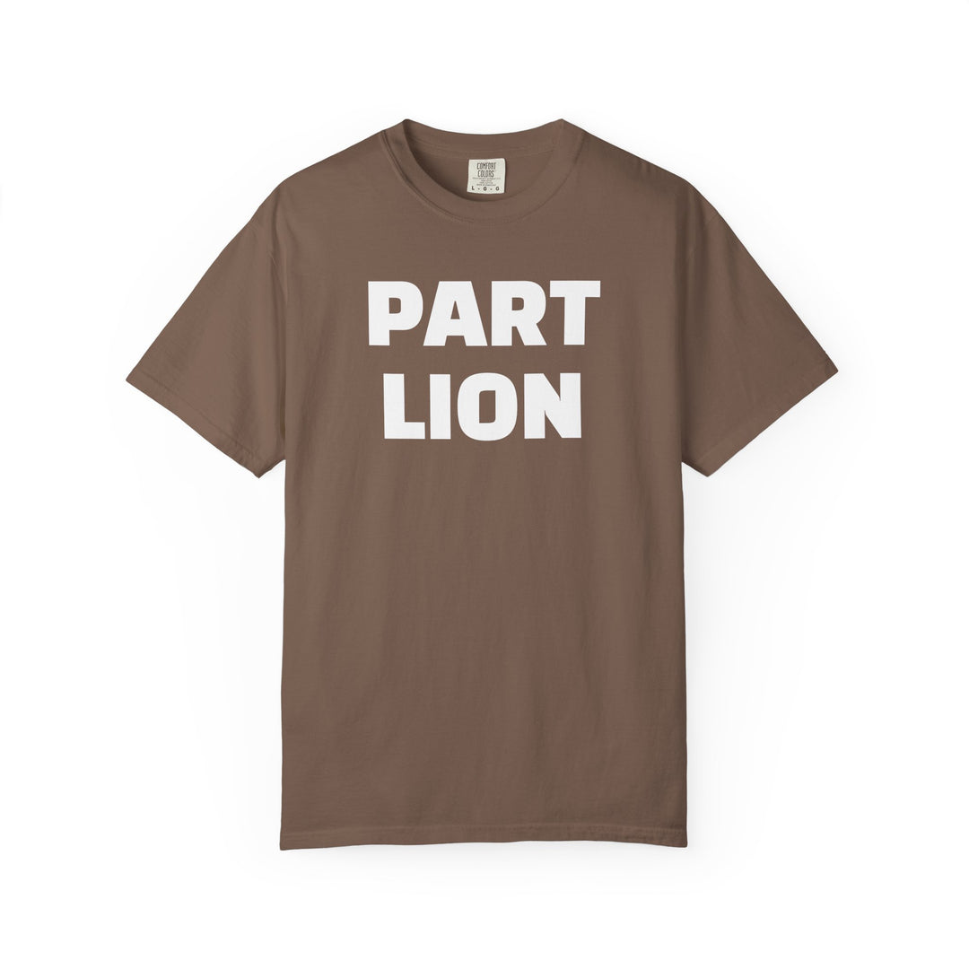 PART LION UNISEX GARMENT DYED T-SHIRT
