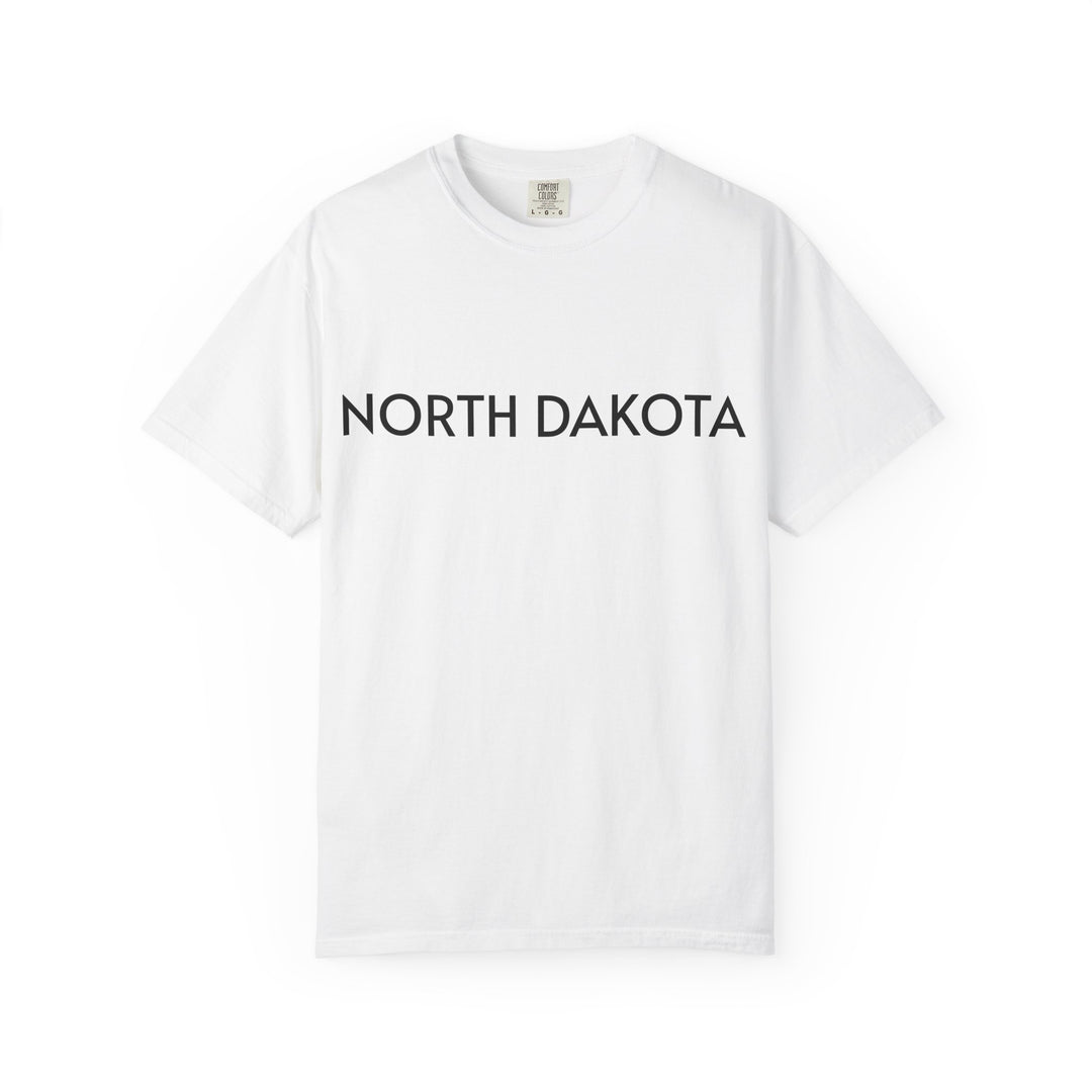 NORTH DAKOTA UNISEX GARMENT DYED T-SHIRT