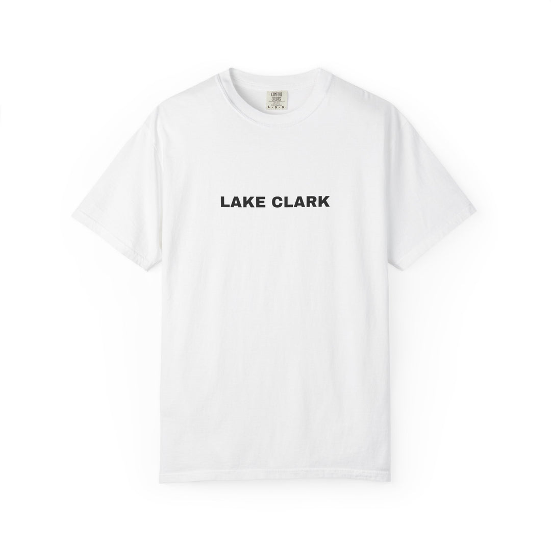 LAKE CLARK UNISEX GARMENT DYED T-SHIRT