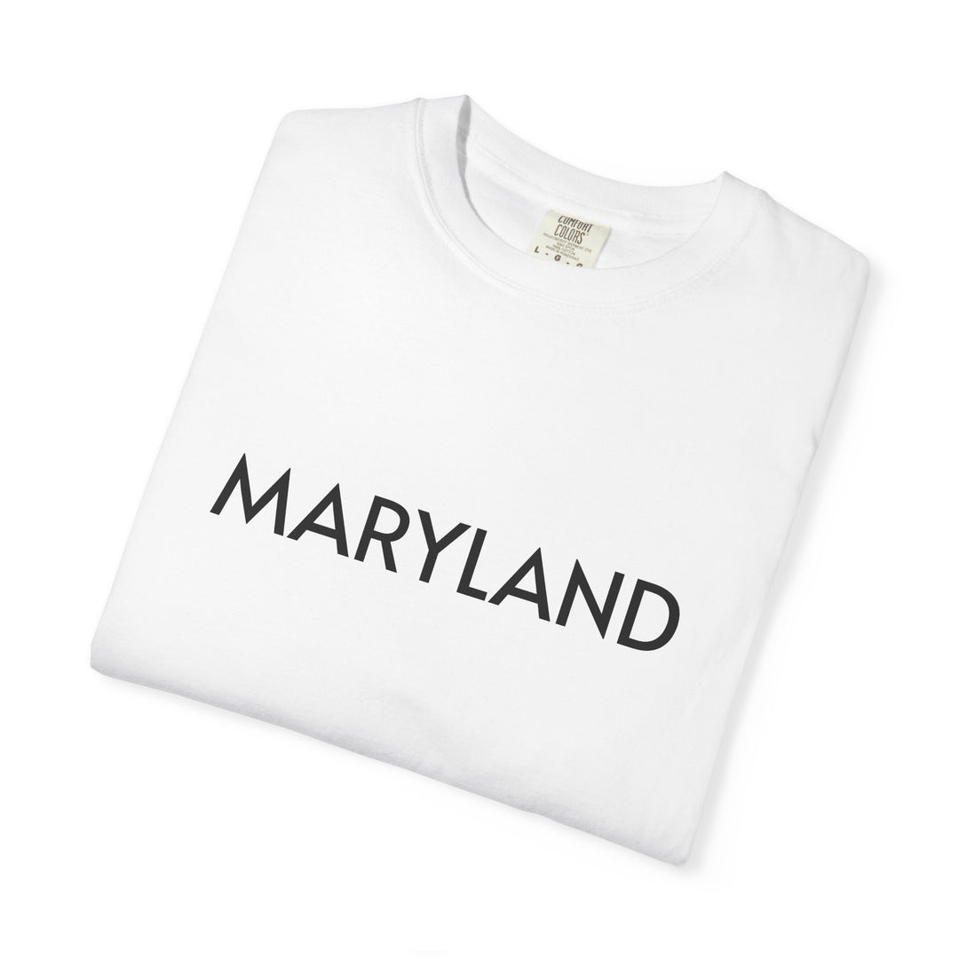 MARYLAND UNISEX GARMENT DYED T-SHIRT
