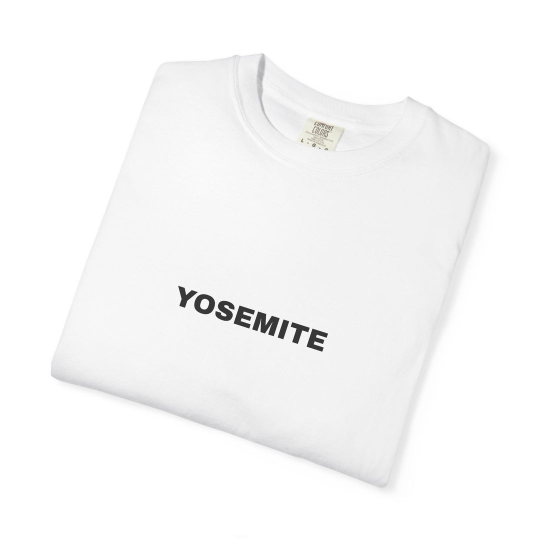 YOSEMITE UNISEX GARMENT DYED T-SHIRT