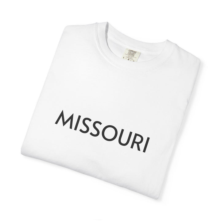 MISSOURI UNISEX GARMENT DYED T-SHIRT