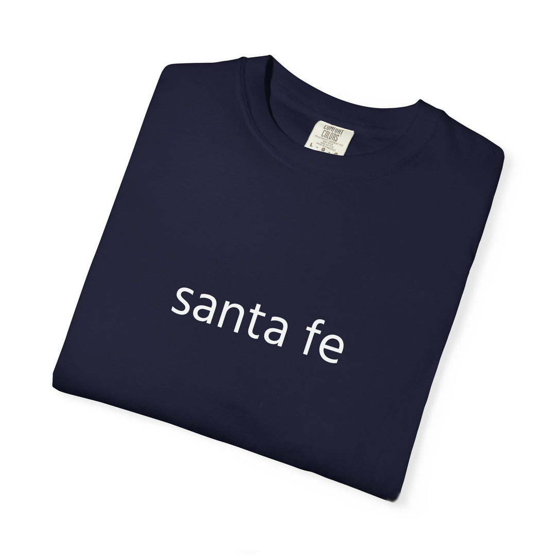 SANTA FE UNISEX GARMENT DYED T-SHIRT