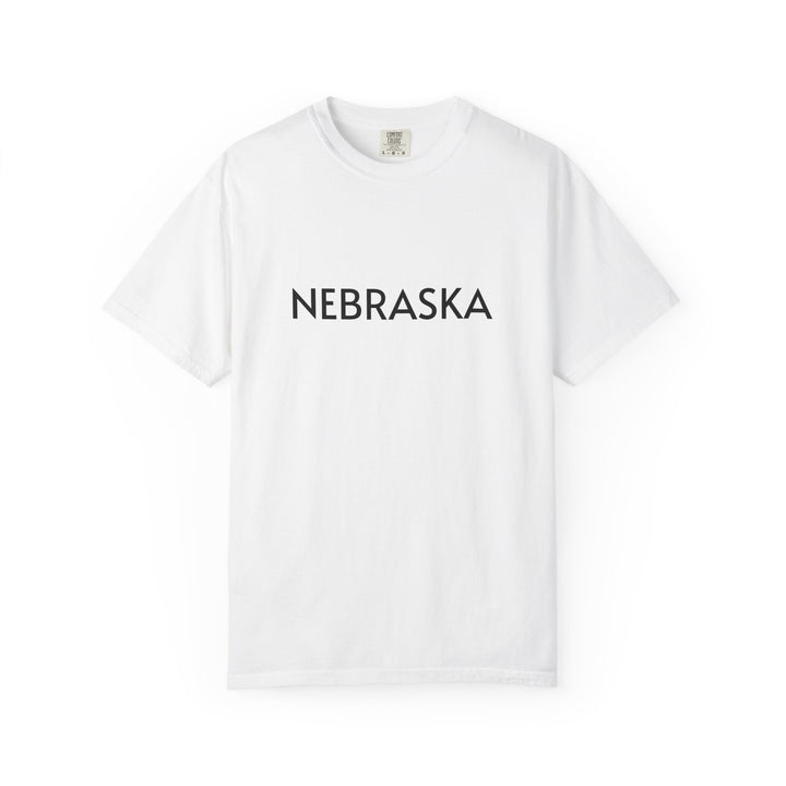 NEBRASKA UNISEX GARMENT DYED T-SHIRT