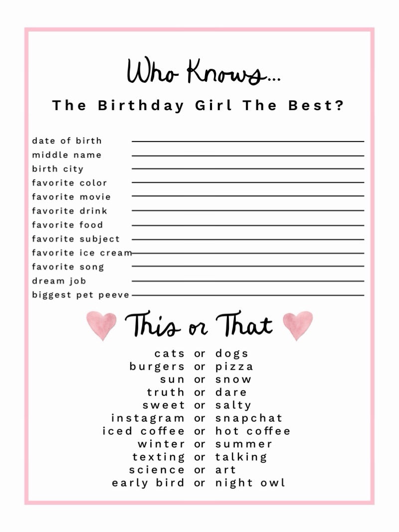 WHO KNOWS, WORD SEARCH &amp; SCAVENGER HUNT DIGITAL DOWNLOAD BUNDLE