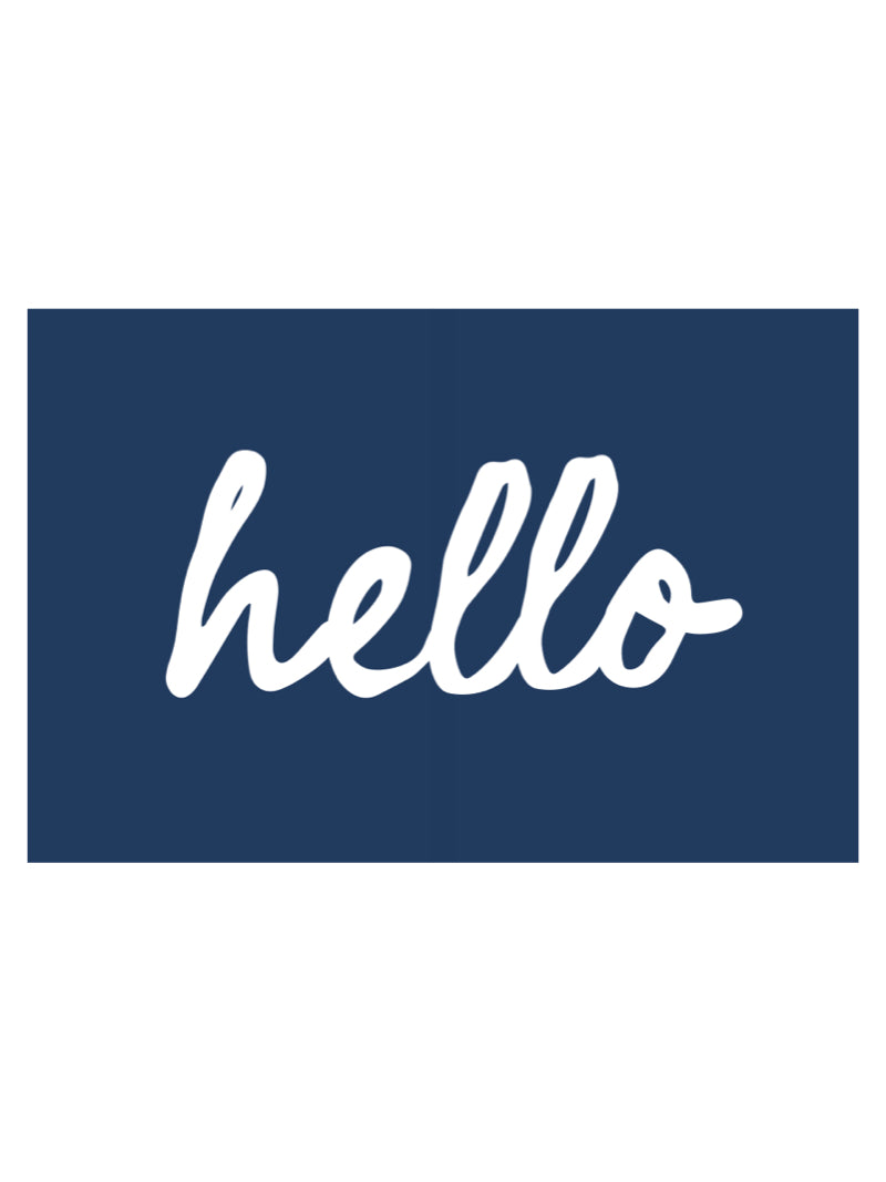 HELLO/BETTER THAN A TEXT BUNDLE IN NAVY
