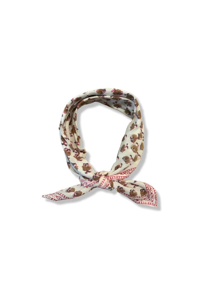 MINI FLOWER HAND BLOCK SCARF