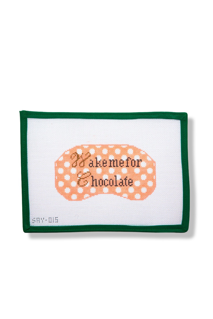 WAKE ME FOR CHOCOLATE SLEEP MASK