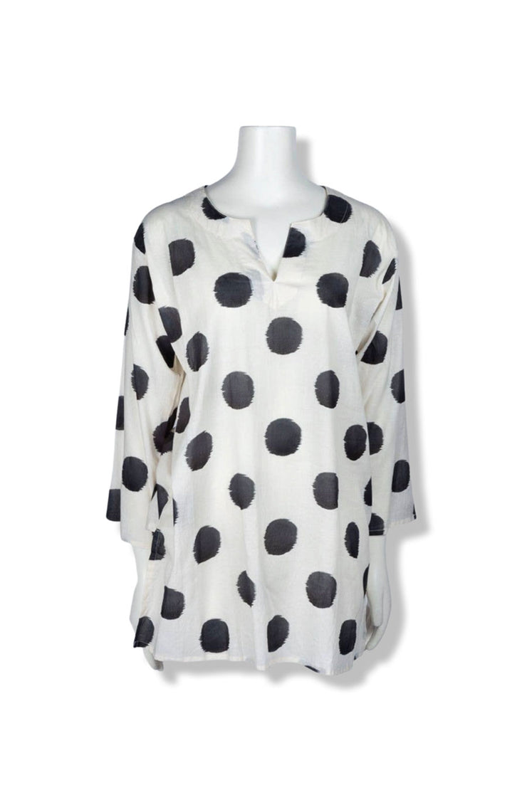 BLACK DOT TUNIC