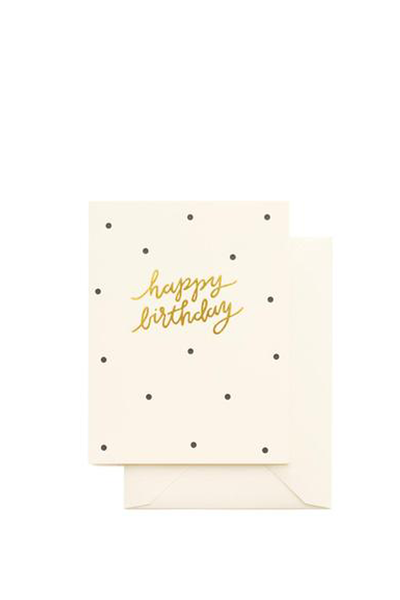 HAPPY BIRTHDAY CARD