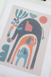 UNWIND ELEPHANT NEEDLEPOINT KIT