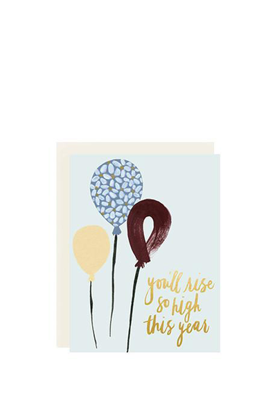 YOU WILL RISE SO HIGH THIS YEAR CARD