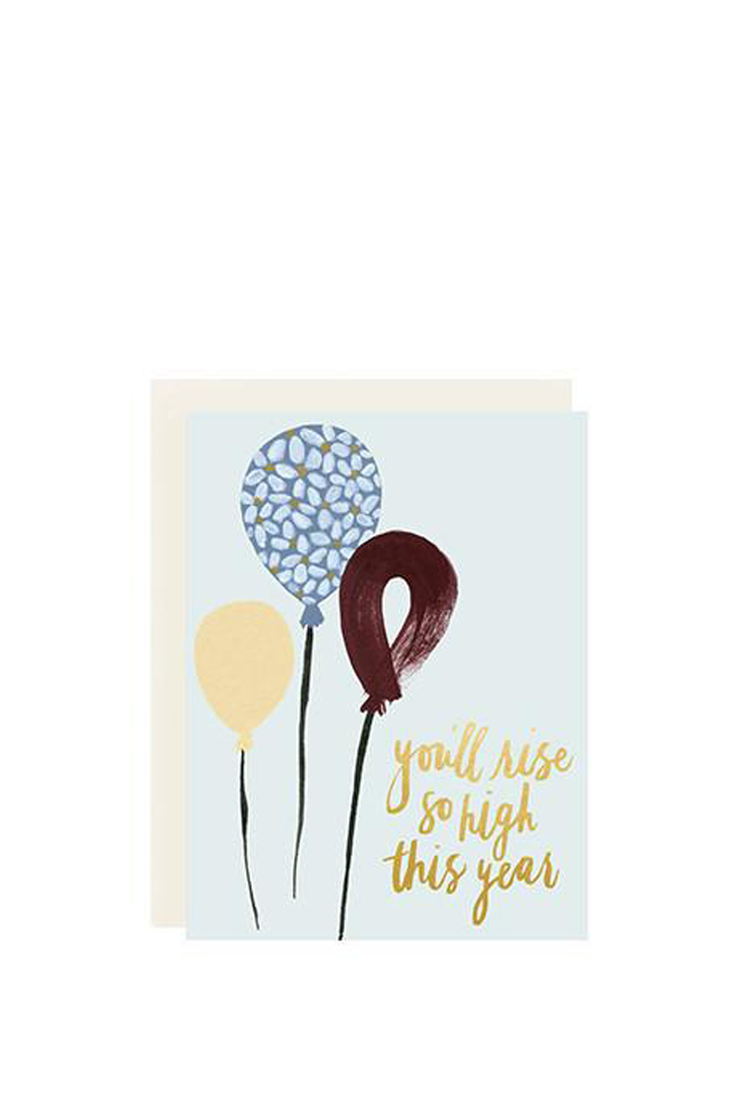 YOU WILL RISE SO HIGH THIS YEAR CARD