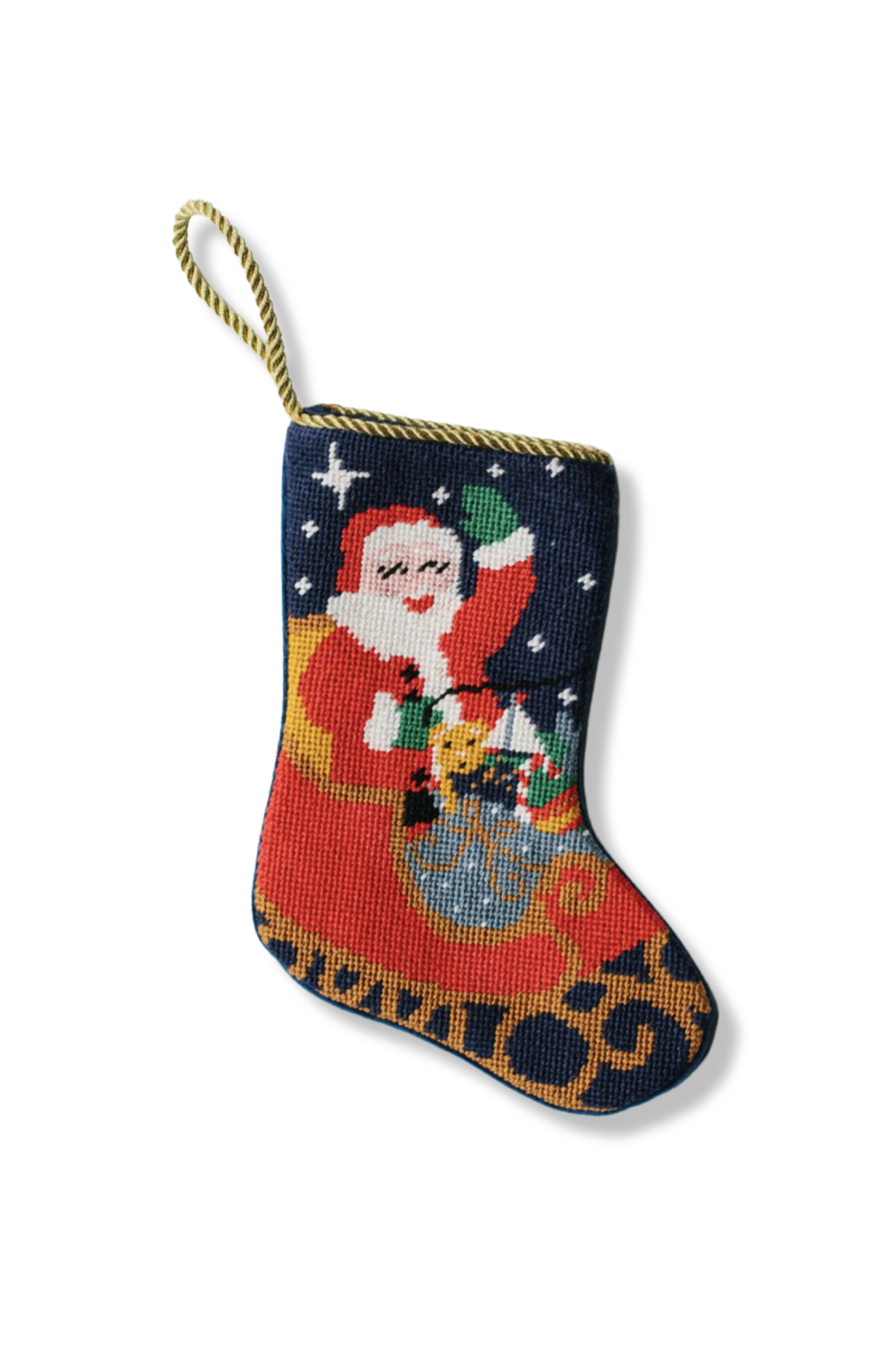 SLEIGH RIDE SANTA BAUBLE STOCKING