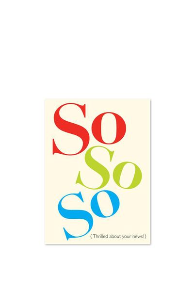 SO SO SO CARD