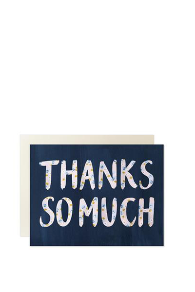 THANKS SO MUCH CARD