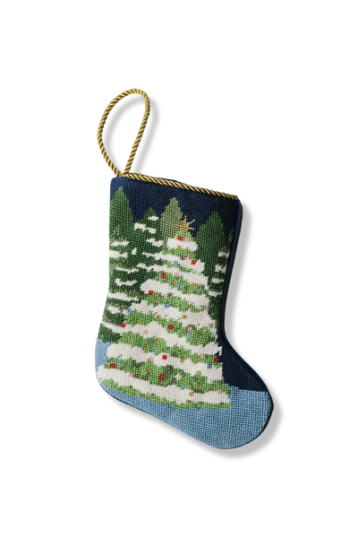 WINTER WONDERLAND BAUBLE STOCKING